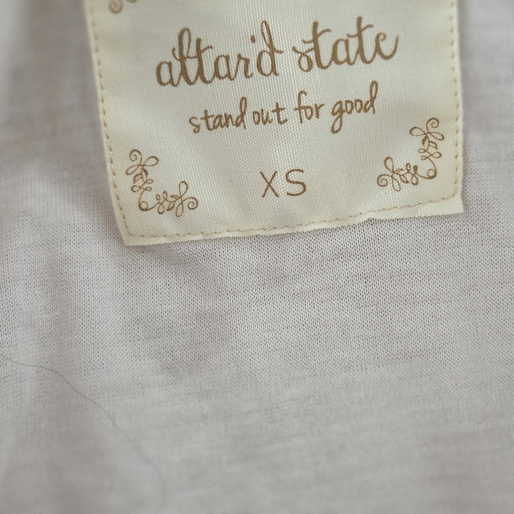 Altar'd State Cream Fleece Puffer Jacket - Picture 2 of 8